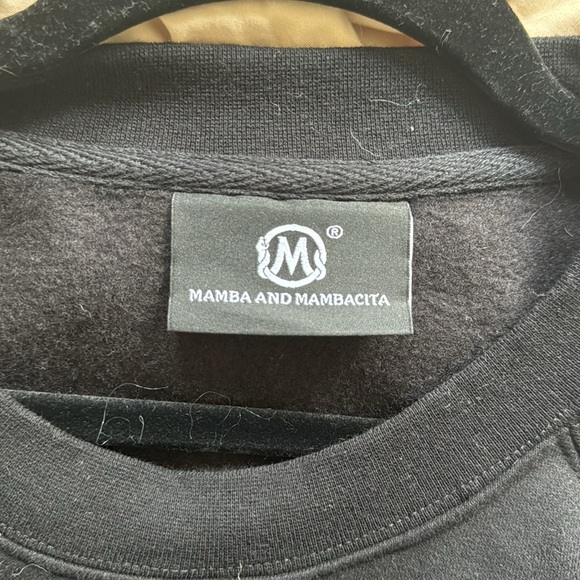New without Tags Limited Mamba and Mambacita Black Sweatshirt - Picture 2 of 2